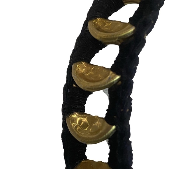 HANDMADE Gold Metal Upcycled Soda Tab Pop Top Crochet Retro 60s Inspired Purse - Picture 15 of 16